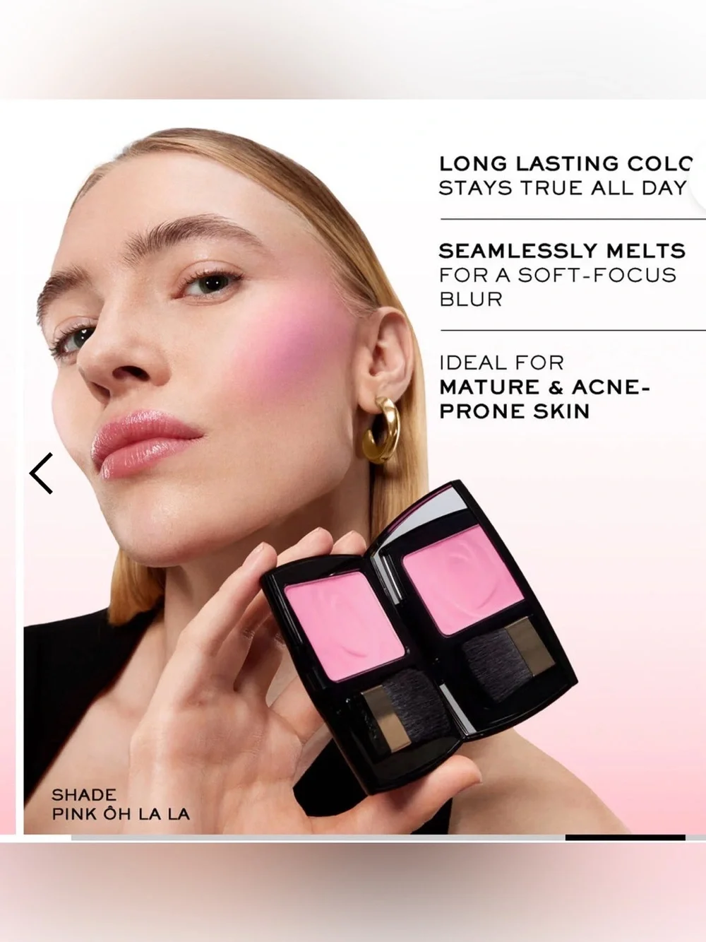 Lancôme Pink Ôh La La Powder Blush - Soft Pink
